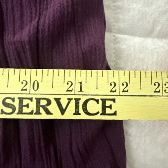 Vintage Fashion Bug Dress Womens 16 Purple Maxi Retro 90s Bohemian Resort Wear - Picture 10 of 11